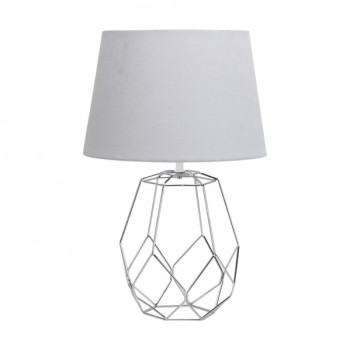 Distribuidor - Lâmpadas Diversas | Sobre Mesas Decoração | SOBREMESA LABEO 1XE27 CROMO 51.5X33X33 CM Ref: 134571020
